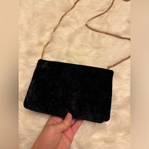Street level velvet mini bag